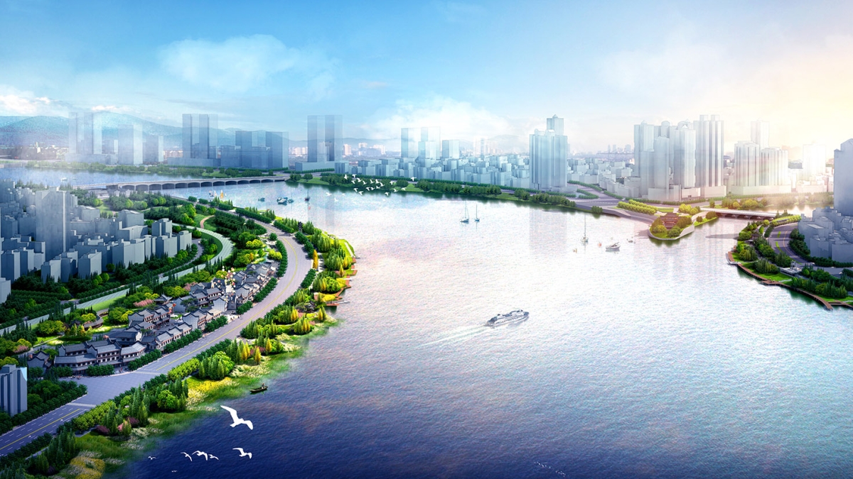 衡陽市濱江新區(qū)耒水以南沿江風(fēng)光帶景觀、濕地公園、道路工程