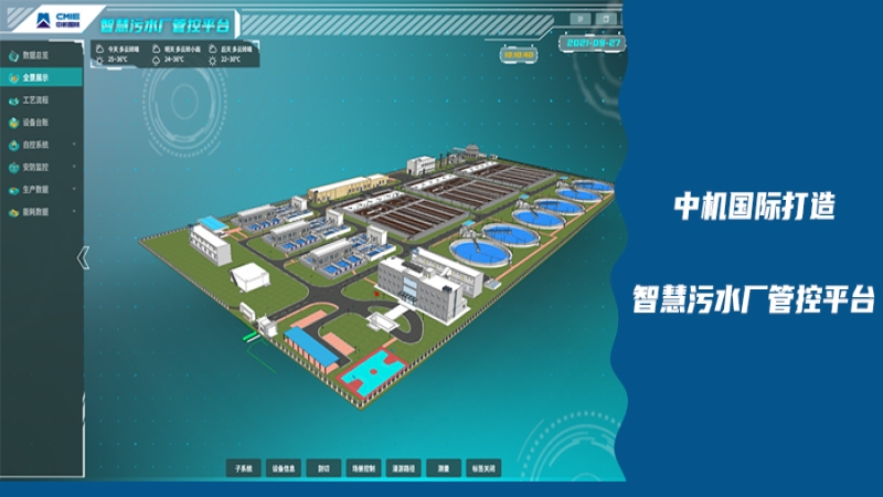 中機(jī)國(guó)際打造智慧污水廠管控平臺(tái)，高質(zhì)量服務(wù)“智慧城市”建設(shè)