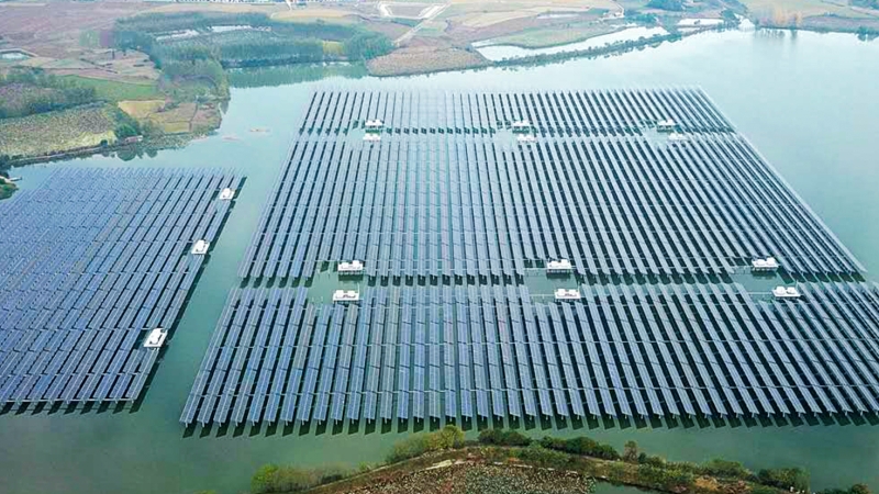 長豐縣堵龍背水庫40MWp漁光互補分布式發(fā)電項目