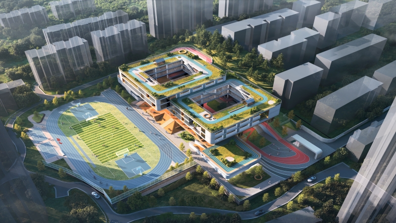 環(huán)山疊院——南大橋小學(xué)新建工程項目設(shè)計