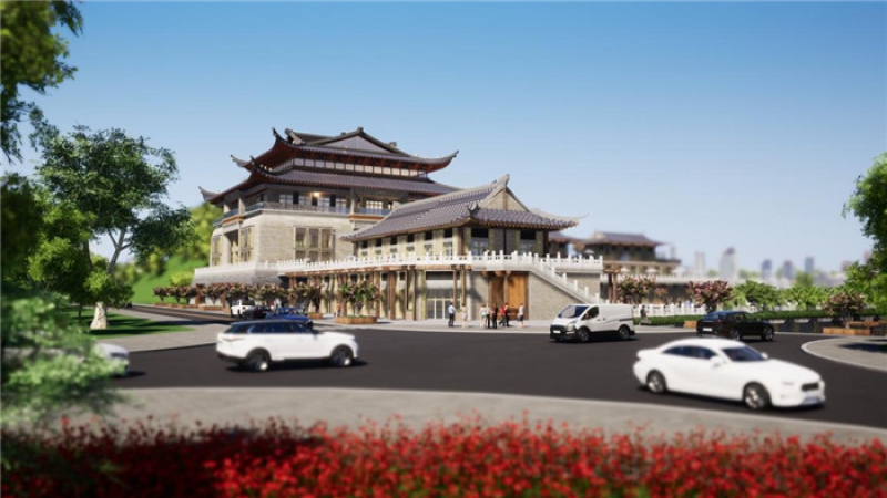 中機(jī)國際設(shè)計(jì)的江口月坡智慧農(nóng)貿(mào)市場(chǎng)正式開工建設(shè)